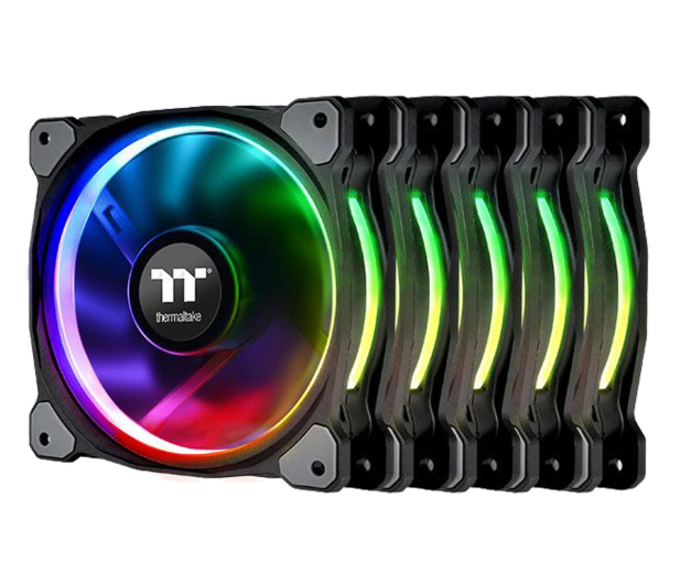 THERMALTAKE Riing 12 RGB Plus TT Premium Edition 5 Pack - 597771 - zdjęcie